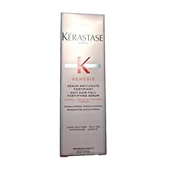 2 Pk Kerastase Genesis Anti-Hair Fall Fortifying Hair Serum Travel Size 30ml 1oz